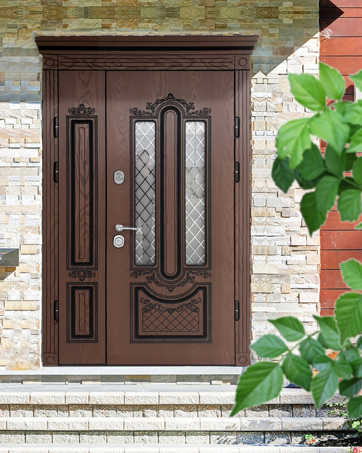 Usa Dubla Exterior Metalica pentru Casa "Adalin", Steelline