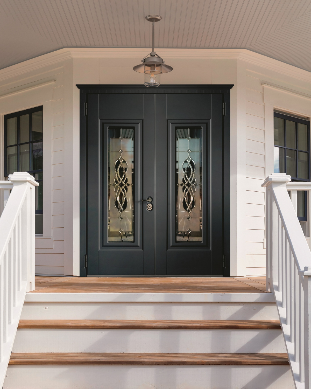 Usa Dubla Exterior Metalica pentru Casa cu Supralumini, Steelline