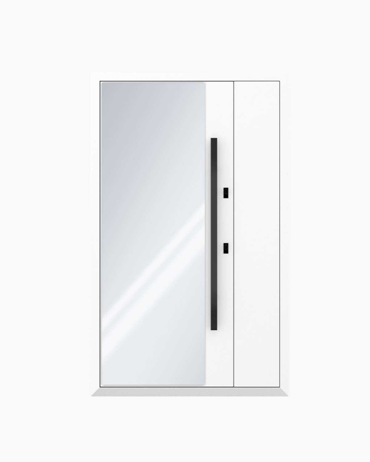 Usa Exterior Aluminiu pentru Casa "Aluminium Plina", Steelline