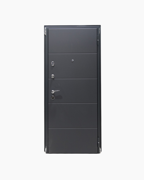 Usa Exterior Metalica pentru Apartament "Defender P", Gri