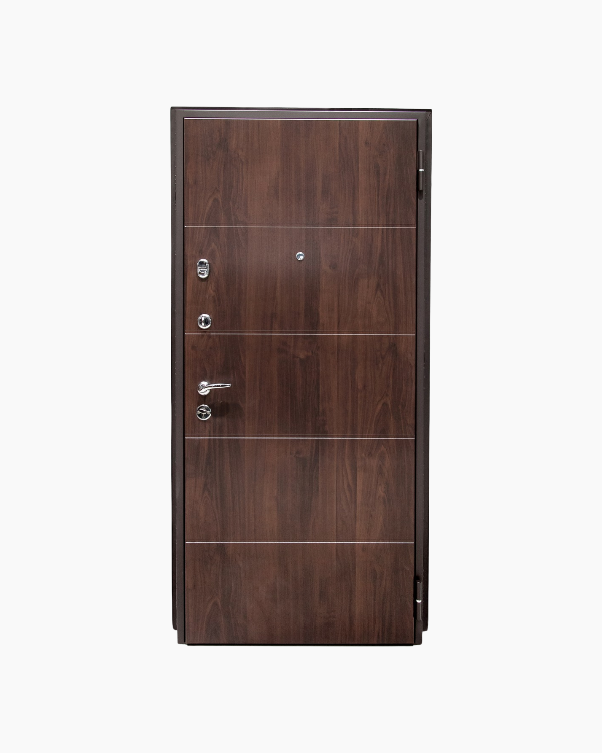 Usa Exterior Metalica pentru Apartament "Defender P", Maro