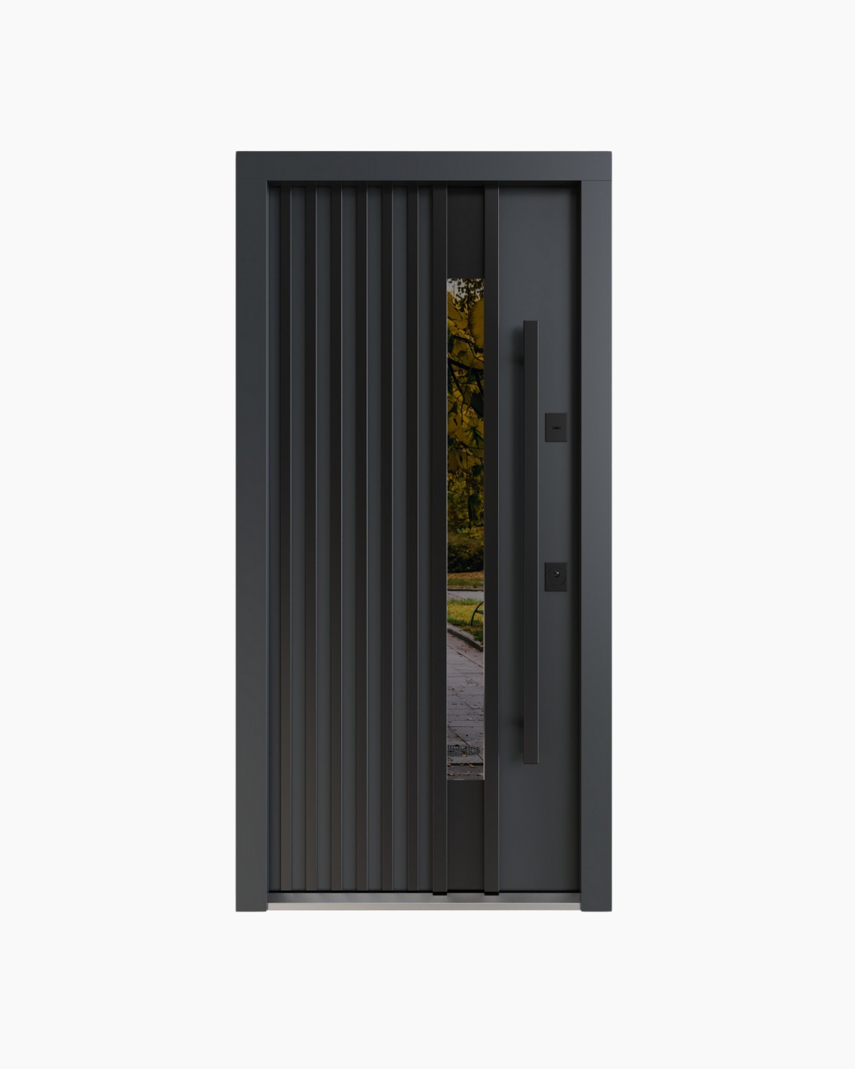 Usa Exterior Metalica pentru Casa "Premium Nordik Glass" Premium Thermo, Antracite