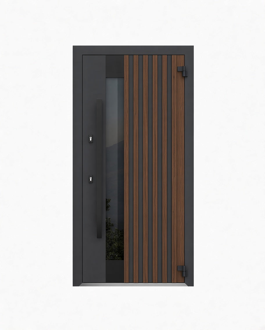 Usa Exterior Aluminiu pentru Casa "Nord", Steelline