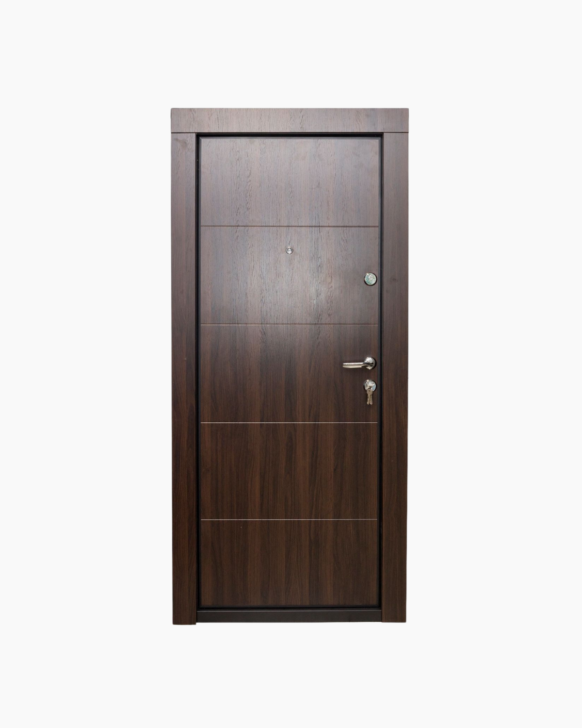Usa Exterior Metalica pentru Apartament "Standard" Thermo Standard, Maro/Alb