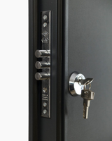 Usa Exterior Metalica pentru Apartament "Standard" Thermo Standard, Maro/Alb